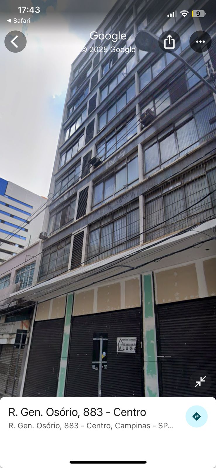 SALA COMERCIAL  224 m2 - CENTRO - CAMPINAS - SP